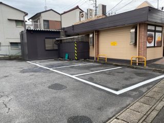 名古屋市　港区　飲食店駐車場　塗り替え工事